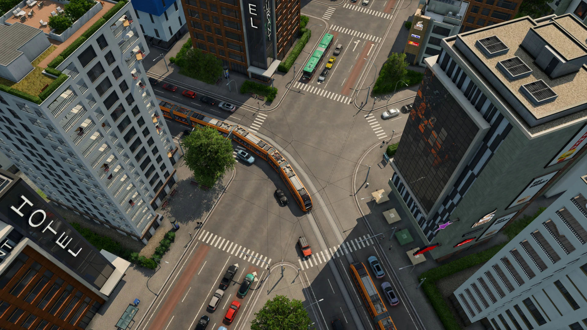 Optimised city rail junction with multiple tracks and platforms — official TF3 press kit